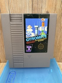 Gyromite (Nintendo NES, 1985) w/o adaptor, Authentic, Tested 5 Screw, Pins Clean