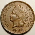 1902 Indian Head Cent Penny EF-AU  "Actual Coin Pictured"