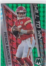 PATRICK MAHOMES Mosaic Will To Win KC Chiefs Card RARE $$ COLOR PRIZM VARIATION!