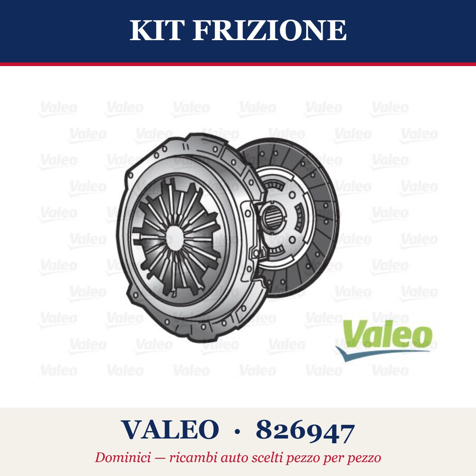 Valeo Kit 2P Mercedes C270 Cdi E270 Cdi 826947 - Immagine 2
