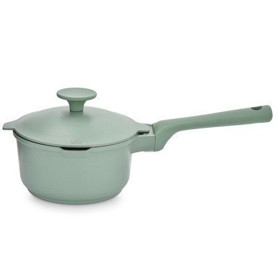 AMBITION Stieltopf mit Deckel Stielkasserolle Kasserolle Schmortopf Topf 16 cm 