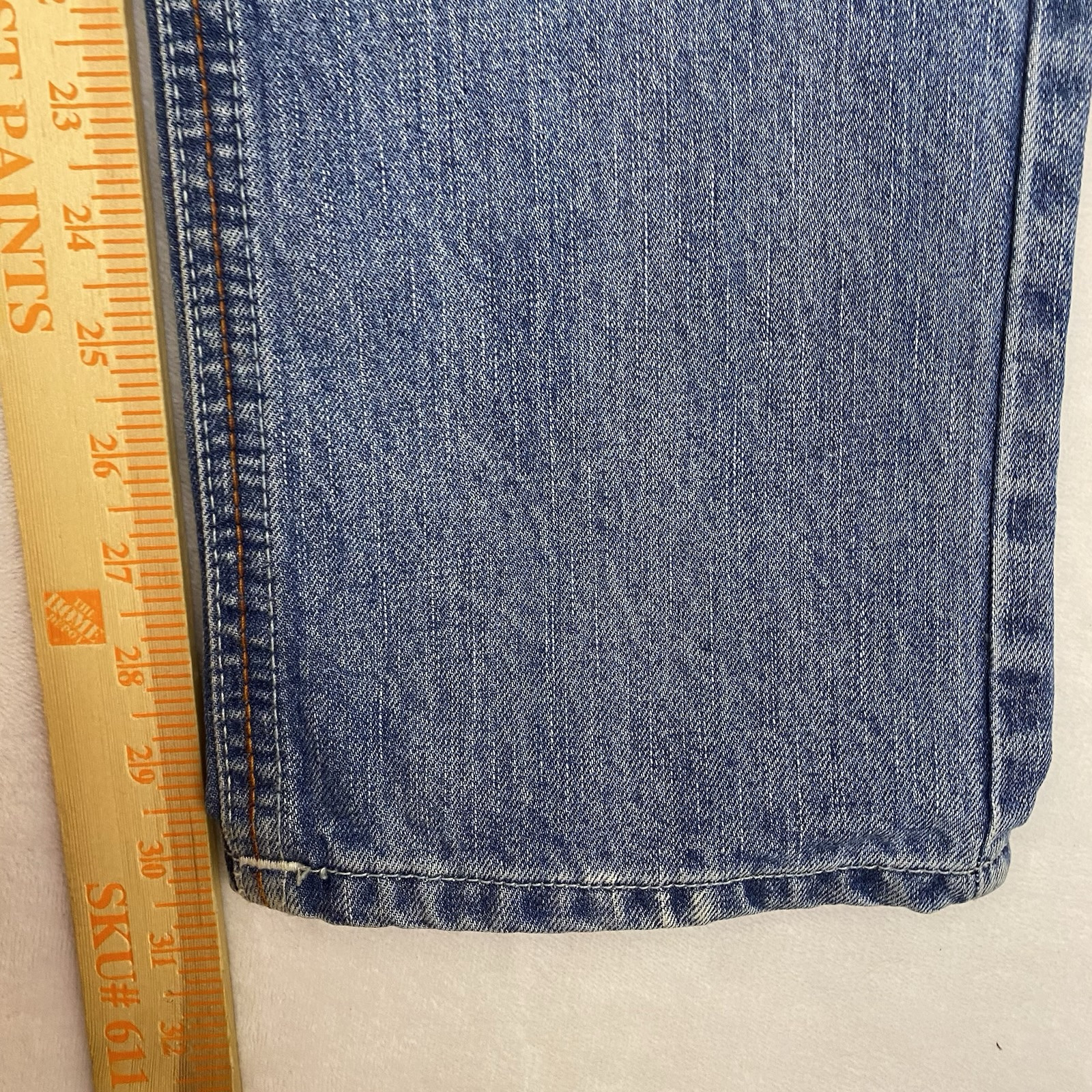 Affliction Black Ace Patchwork Jeans Patched Dest… - image 9