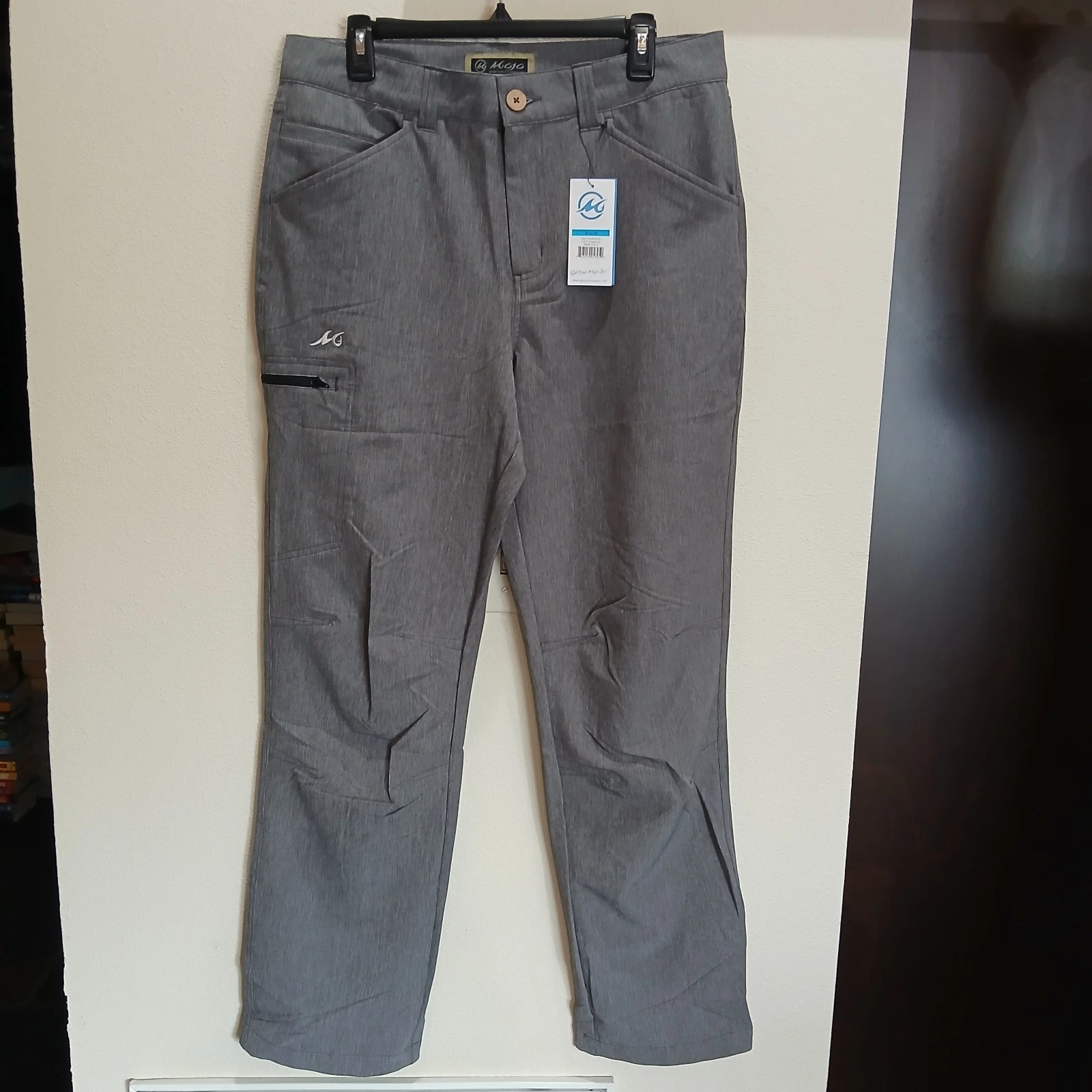Mojo Tailwater Fishing Pants M 34x32 Gray Performance Outdoor Cargo M-PNT8250
Opens in a new window