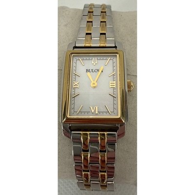 Bulova Sutton Two-Tone Stainless Steel Women's Quartz Watch 98L308