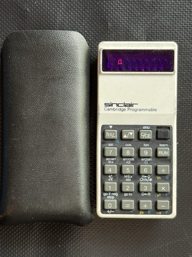 Vintage Sinclair Cambridge Programmable Calculator, Tested & Working