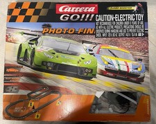 Carrera Go Photo Finish 1/43 Slot Car Track Cars Set - Gently Used - Complete