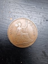 1938 One Penny Coin King George VI VGC good condition