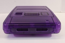 Nintendo Super Famicom Clear Purple Console Controller REGION FREE SNES & SFC #1