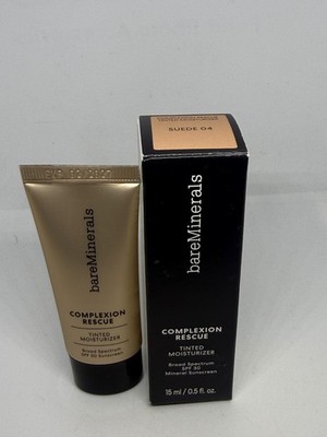 BAREMINERALS COMPLEXION RESCUE TINTED MOISTURIZER SPF 30 SHADE SUEDE 04