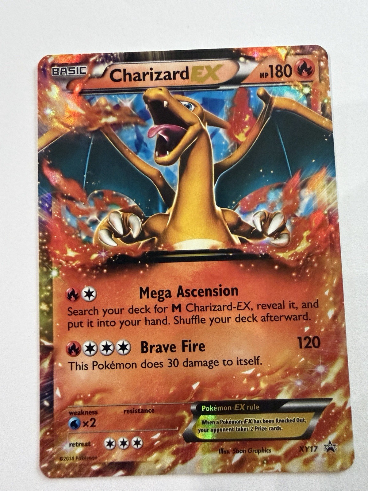 CHARIZARD EX - XY17 XY17 HOLO PROMO XY PROMO POKEMON NEAR MINT