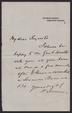 WILLIAM "1ST BARONET" JENNER - AUTOGRAPH LETTER SIGNED