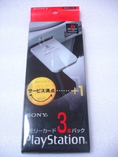 Sony Playstation Memory Card 3 Pack/Scph-1170