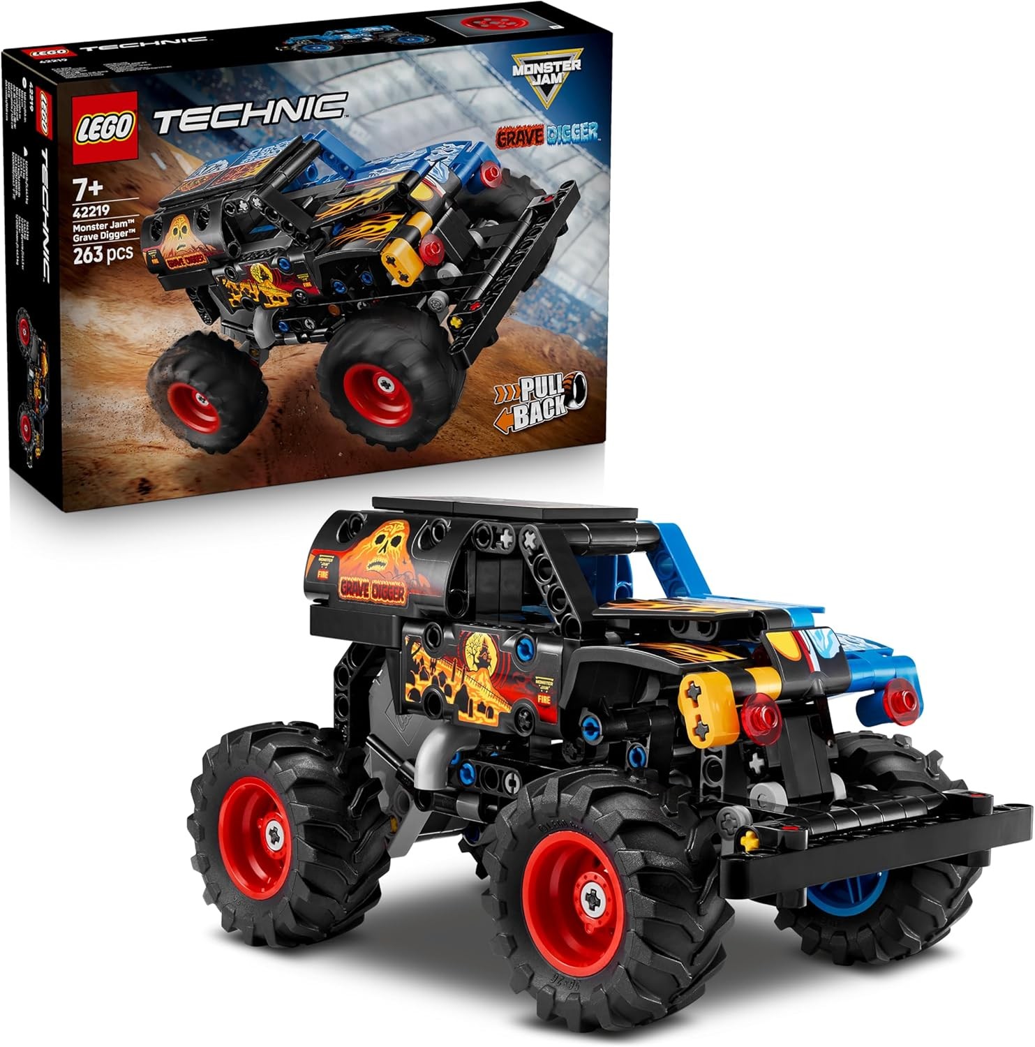 LEGO Technic Monster Jam Grave Digger Fire and Ice 42219 - GENUINE - NEW - Image 5