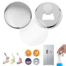 BEAMNOVA 50 Sets of 58mm Metal Button Parts Supplies