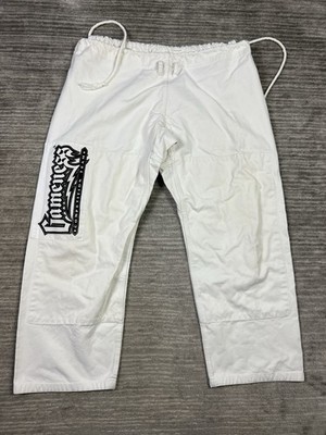 Vintage Gameness Jiu Jitsu Competition Pants Mens Size A4 White