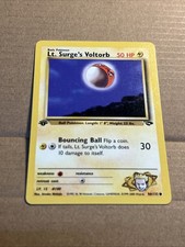 Lt. Surge's Voltorb 1st Edition Gym Challenge #86/132 Vintage