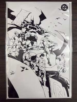 ABSOLUTE BATMAN #20 DEXTER SOY WRAPAROUND VIRGIN B&W SKETCH COVER LTD TO 750
