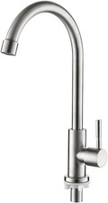 M18703 Cold Water Only Sink Tap - SUS304 Stainless Steel 360°Swivel High Arc Sin