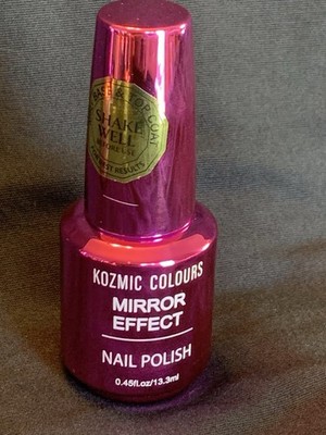 Kozmic Colours Mirror Effect Nail Polish Bubble Gum-Brand New-*NEW*