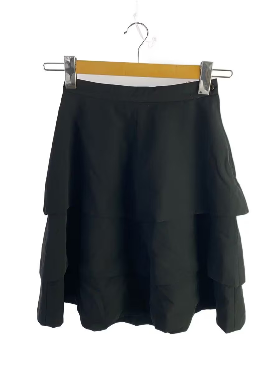 COMME des GARÇONS 90s AD1990 Layered Skirt, Size S, Wool, Black, GS-11026S