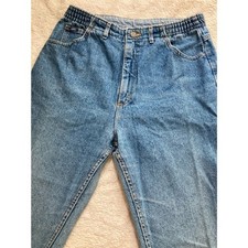 Vintage Lee Easy Riders Elastic Waist Mom Jea...