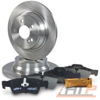 Bremsscheiben Voll Ø300 + BremsbelÄGe Hinten FÜR Mercedes CLS E-KLASSE W211 W212