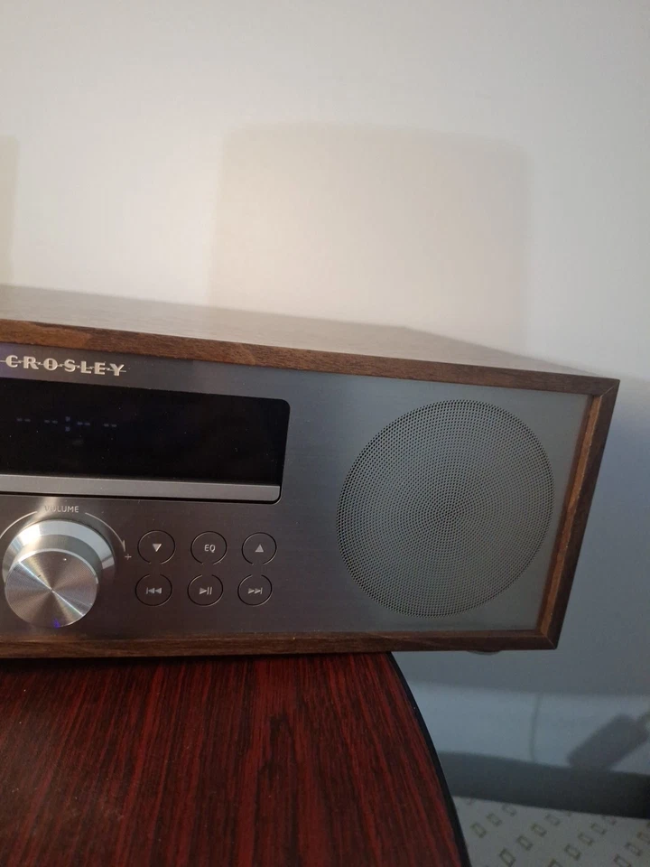 Crosley CR7010A-BK Ridgemont 6-in-1 Turntable CD Tape Bluetooth Phono W/Remote - Image 4 of 4