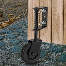 4.3" Heavy Duty Gate Wheel - Spring Loaded Gate Wheel for Wooden/Metal/Fence ...