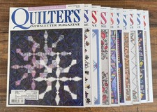 Quilter's Newsletter Magazine Complete 1998 Lot of 10 Issues w/ Patterns
