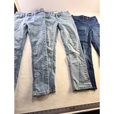 Girls Levis True Craft Celebrity Pink Skinny Jeans Bundle Size 8 Set of 3