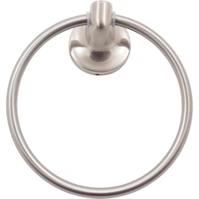 Harbor Mist Towel Ring, Satin Nickel by Stone Harbor Hardware