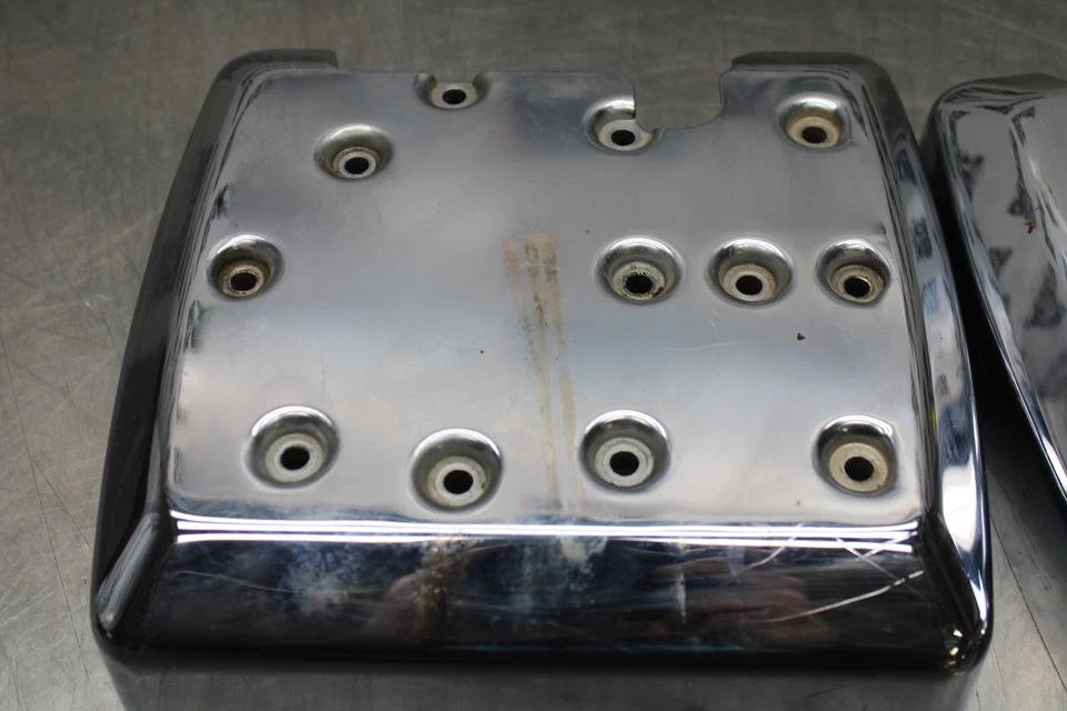 03-08 KAWASAKI VULCAN 1600 ENGINE TOP END CYLINDER HEAD COVER SET BB196 - Image 4 of 4