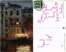 Old postcard Venice Palazzo Contarini-Fasan. ITALY (449666)