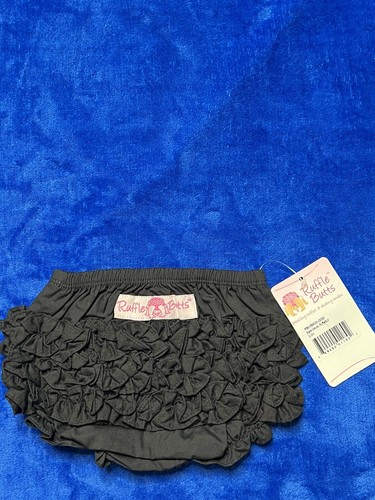 RuffleButts Diaper Covers for Infant Girls Red, Blue, Black, Yellow, Cream, Pink - Picture 8 of 12