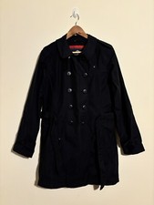 Henri Lloyd | Black Over Coat | Women’s Size Large Equivalent (hl Size 4)