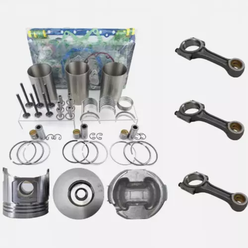 1 Set Overhaul Rebuild Kit+3pcs Connecting Rod for Yanmar 3TNV88 Engine - Picture 2 of 4
