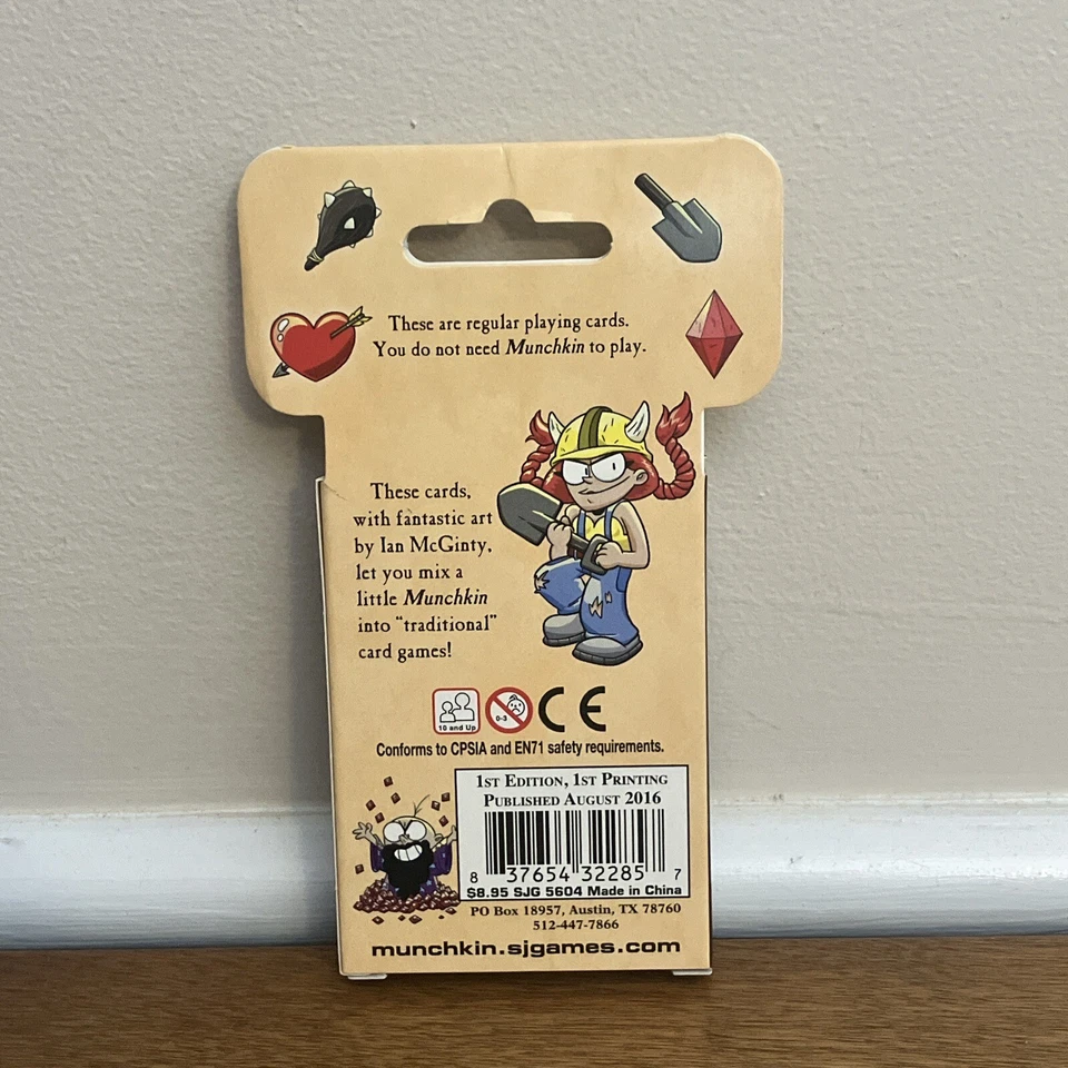 Munchkin 1st Edition 1st Printing Playing Cards NEW SJG Steve Jackson Games - Image 2 of 4