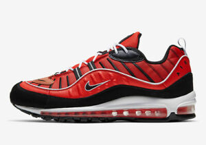 red and black air max 98