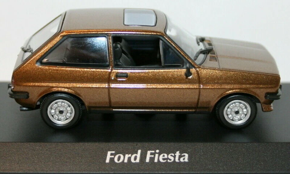 FORD FIESTA 1976 Marrone Chiaro Metal MAXICHAMPS 940085101 1/43 MKII MK2 - Immagine 2 di 3