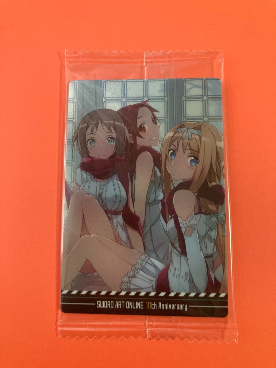 SAO Sword Art Online 10th Anniversary Wafer Card No.0121 asuna