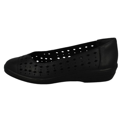 LADIES PADDERS ASIA NAVY WIDE FITTING SUMMER SHOES - Picture 8 of 9