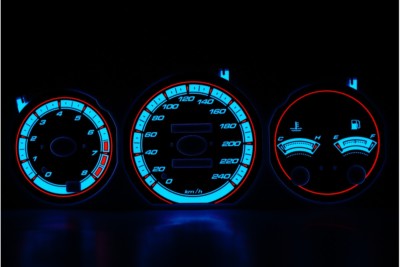 Mazda MX-6 Design 1 Glow Gauge Plasma Dials Speedometer Disc Glow Shift Indicators M