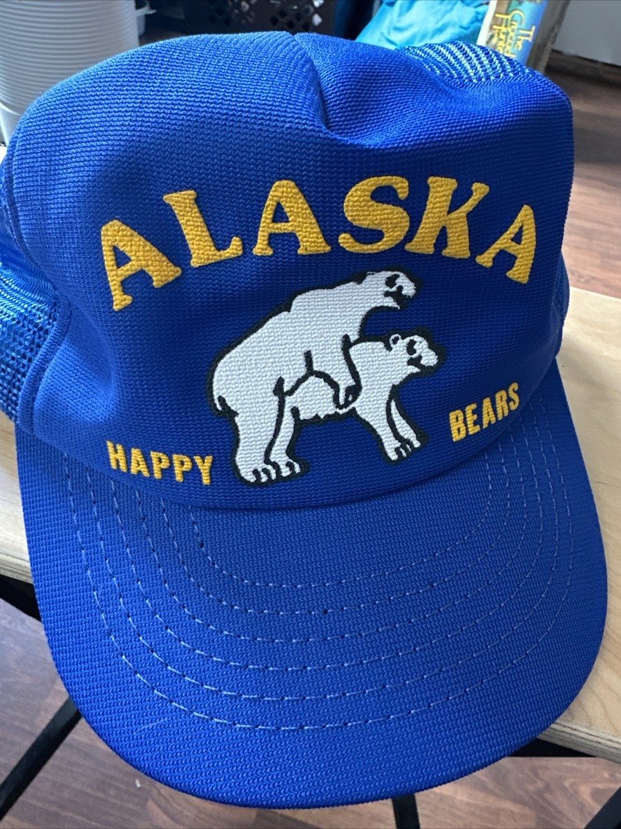 Alaskan Happy Bears Vintage Hat SnapBack Cap