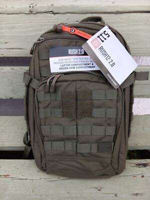 NEU 5.11 Rucksack Rush 12 2.0 ranger green für Camping Outdoor Survival ...