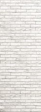 SAMPLE Vox Motivo PVC Wall Cladding White Loft Brick Effect 250mm x 8mm