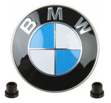 Genuine Oem Emblem Roundel For Hood With 2 Grommets For For Bmw E10 E30 E46 E82