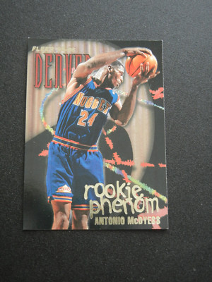 1995-96 Fleer European #491 Antonio McDyess - Rookie Phenom Denver Nuggets