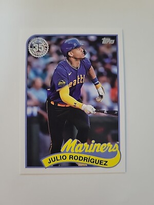 2024 Topps Series One 1 Julio Rodriguez 35th Anniversary #89B-66 Seattle E4