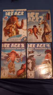 Ice Age Filme 1-4 | DVD`s mit Bonusmaterial