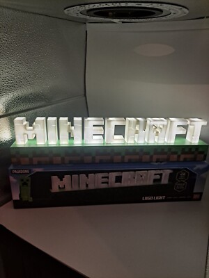 Minecraft Lightbox MINECRAFT LOGO Lightbox Game Room DECOR Light Box CREEPER MINE CRAFT ...